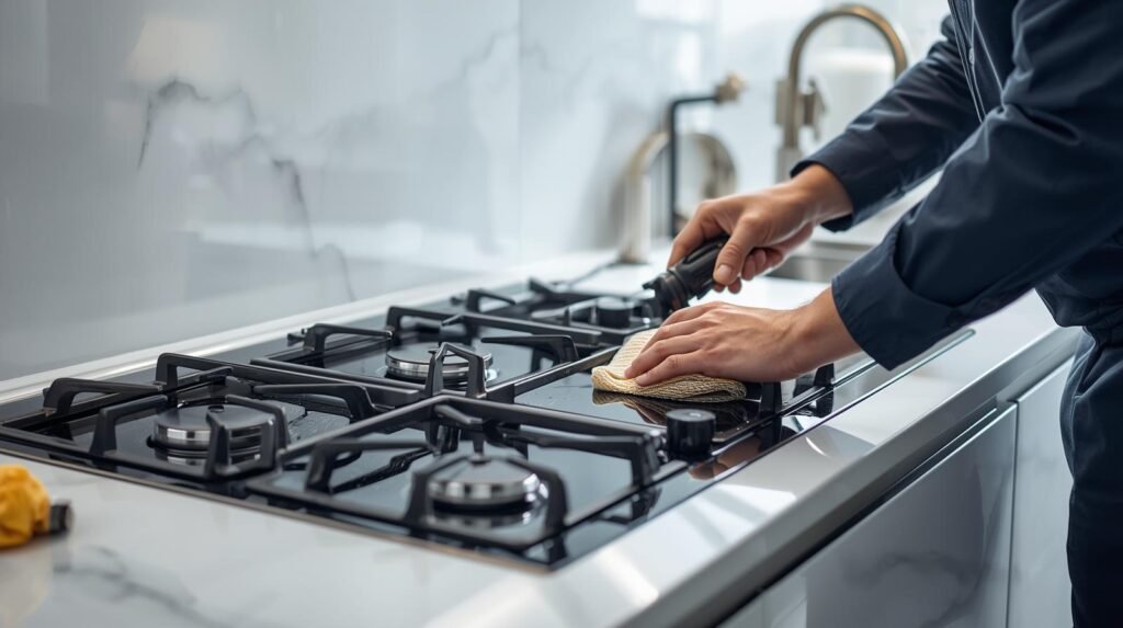 Häfele built-in hob cleaning and maintenance service