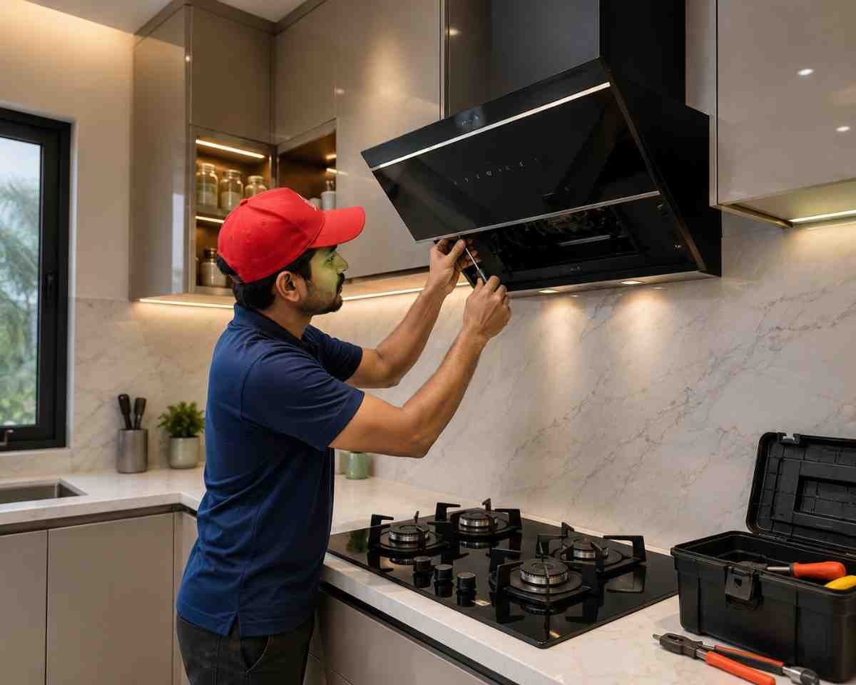 Hafele chimney repair service in Surat by expert certified technicians