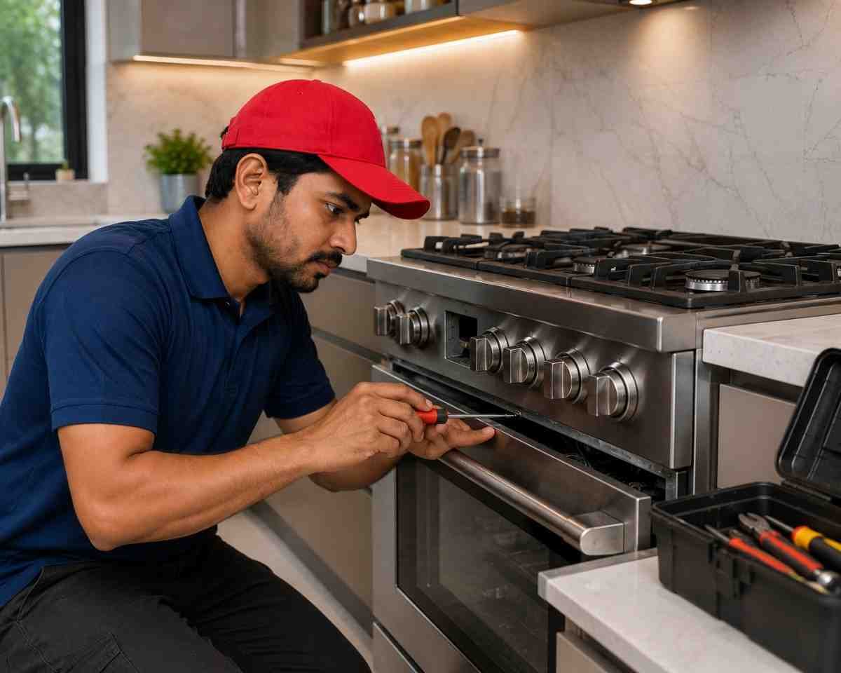 Hafele cooking range repair service in Surat by professional engineers
