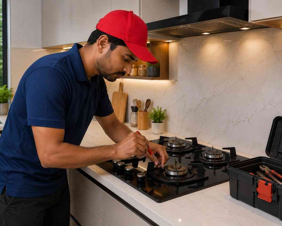 Hafele gas hob repair service in Surat fast doorstep support