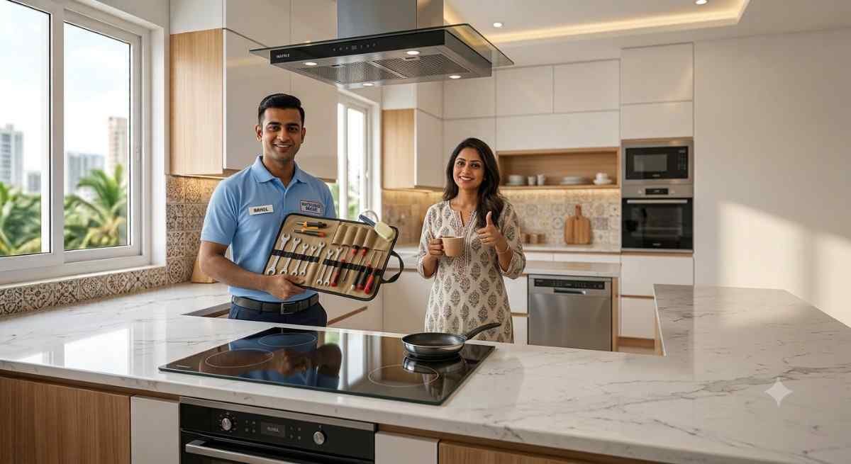 Book Hafele service in Bangalore cooking range and cooktop repair