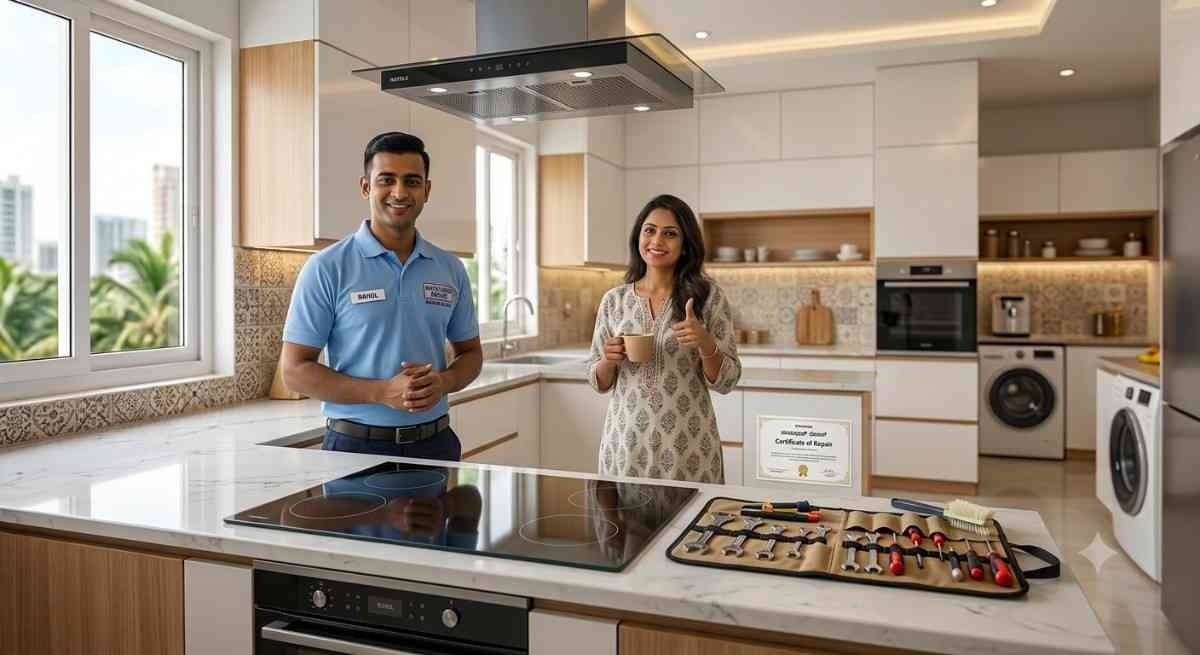 Hafele doorstep service Bangalore certified technician home repair visit